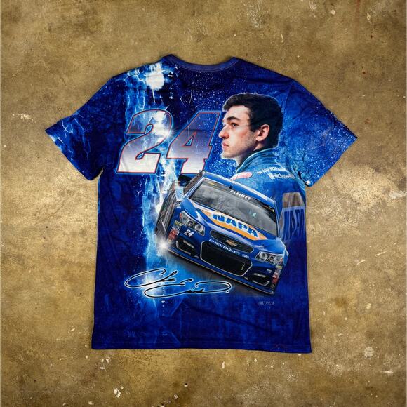 Chase Elliott #24 Hendrick Motorsports NASCAR All Over Print T-Shirt Men’s XL - Picture 4 of 11